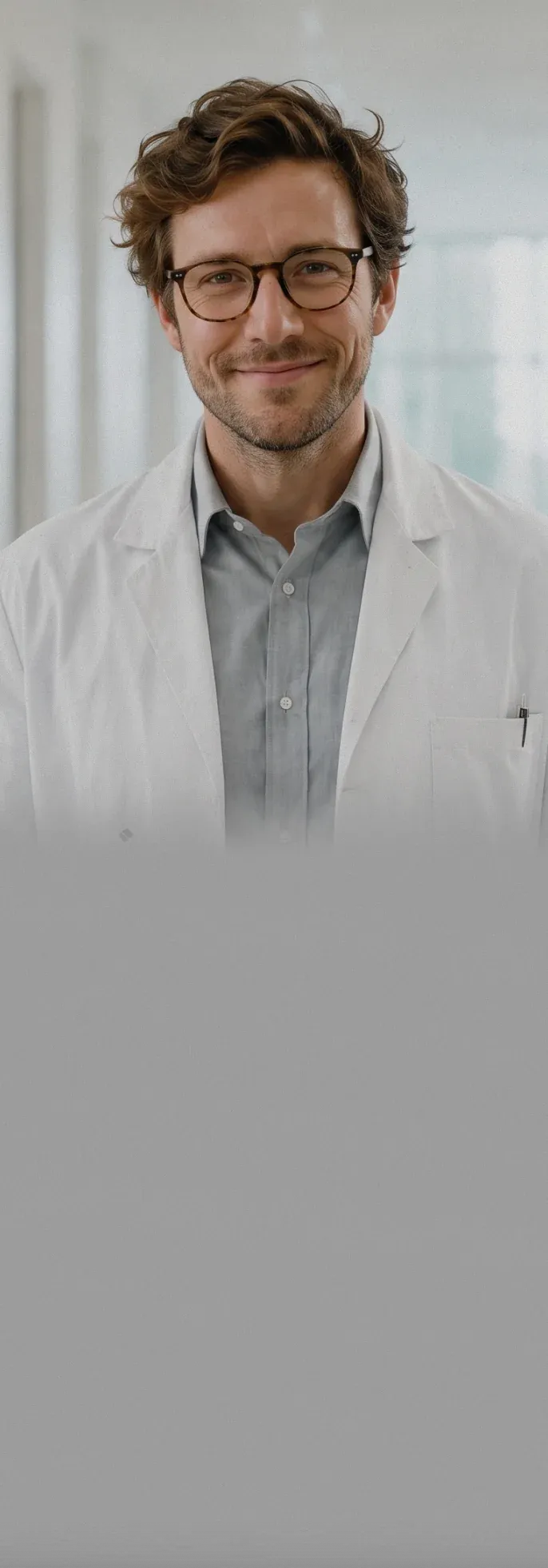 Healthcare spotlight portrait (mobile)
